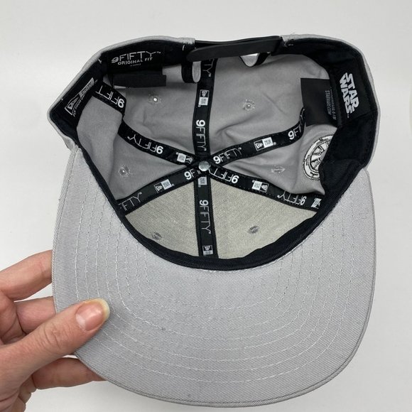 Star Wars Grey Hat with Storm Trooper logo, Snapback Cap, New Era 9FIFTY - OSFM - Picture 4 of 6